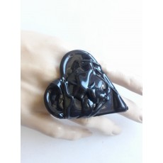 Heart Ring, Unusual Black