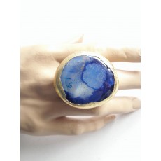 Statement Ring, Deep Blue Ring,