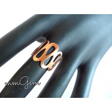 Copper Pattern Ring